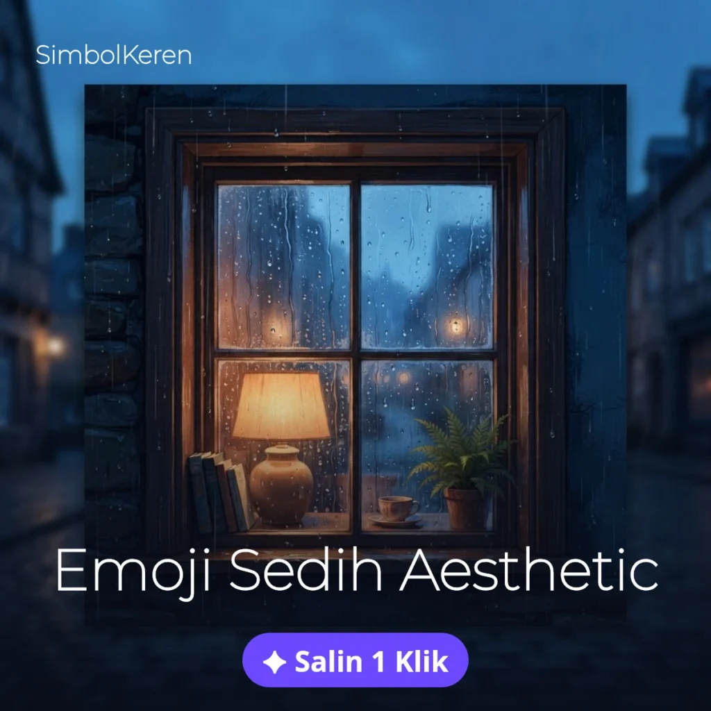 Emoji Sedih Aesthetic — Patah Hati, Galau