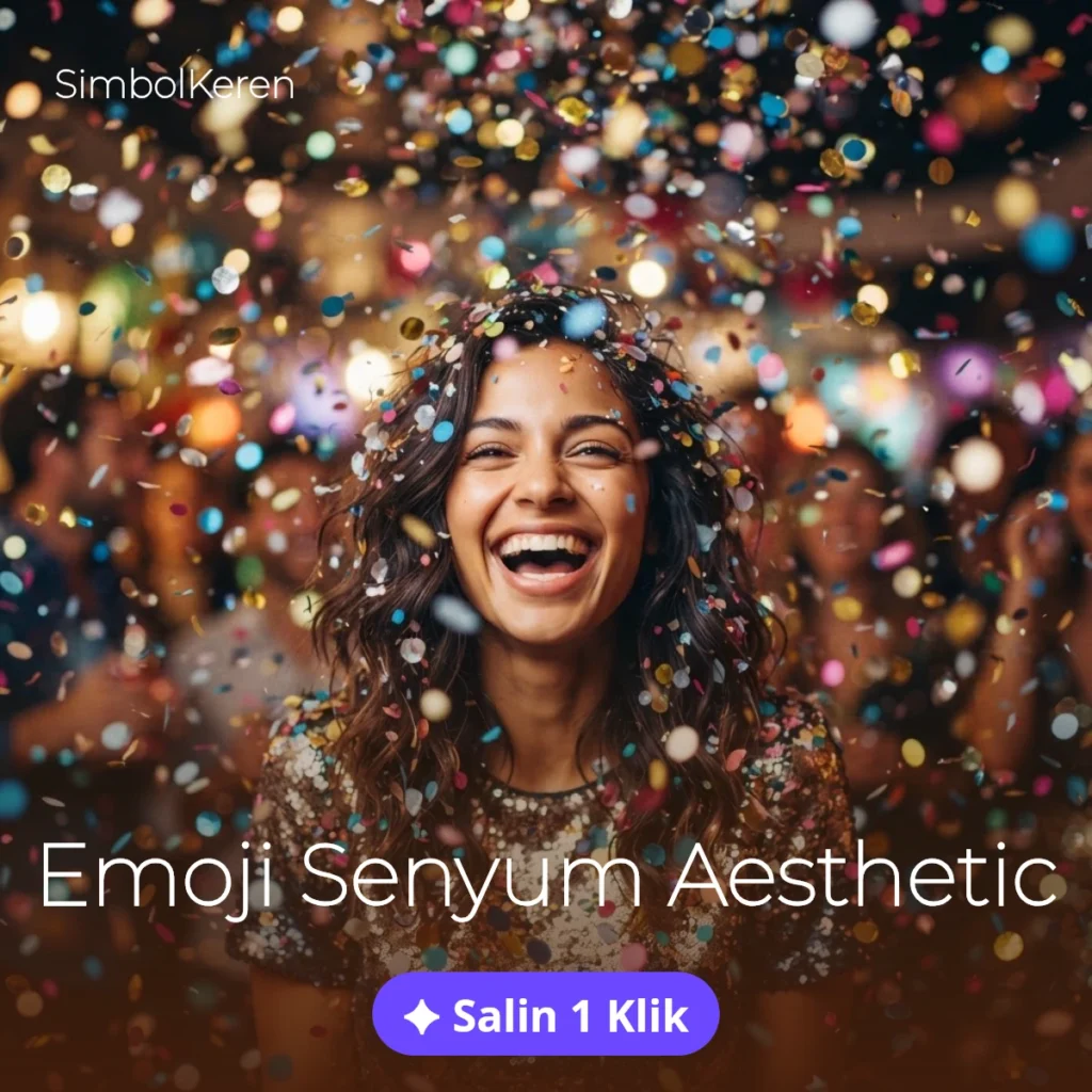 Emoji Senyum Aesthetic — Ketawa, Bahagia