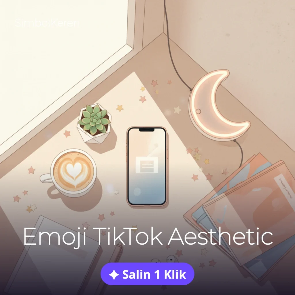Emoji TikTok Aesthetic — Salin 1 Klik